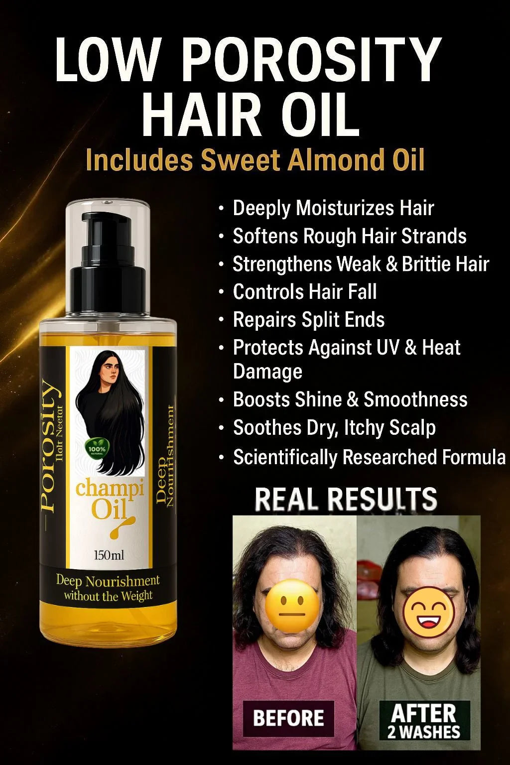 Champi Oil Low Porosity Oil